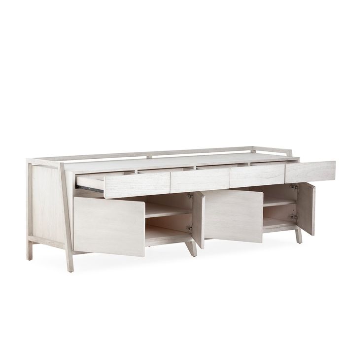 Aparador 180x50x62 Madera de Cedro Gris Velado