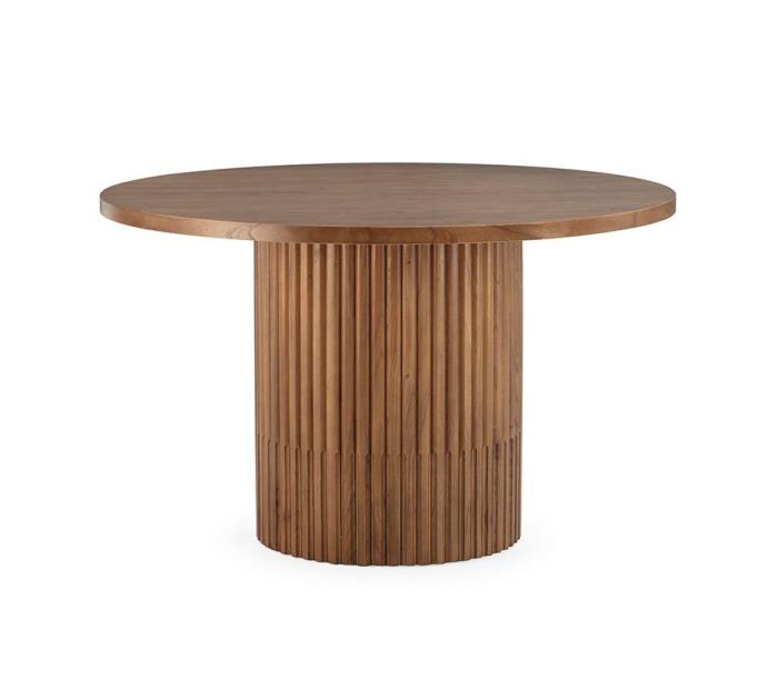Mesa de Comedor en Madera de Cedro Natural.