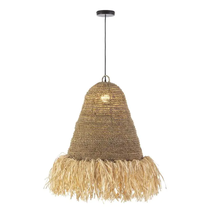 Lámpara de Techo Étnica Natural