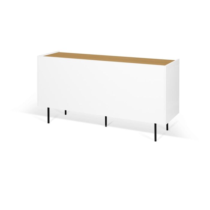 Aparador Blanco Natural Diseño Moderno,160 Cm