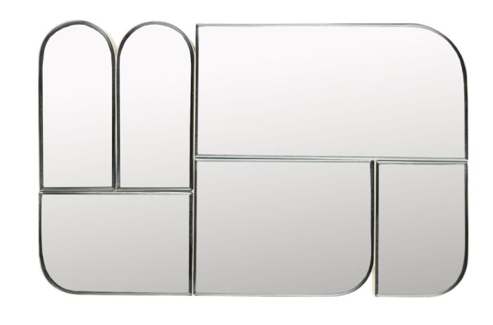 Espejo Hierro Beige, 70 Cm