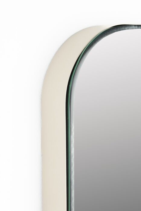 Espejo Hierro Beige, 70 Cm