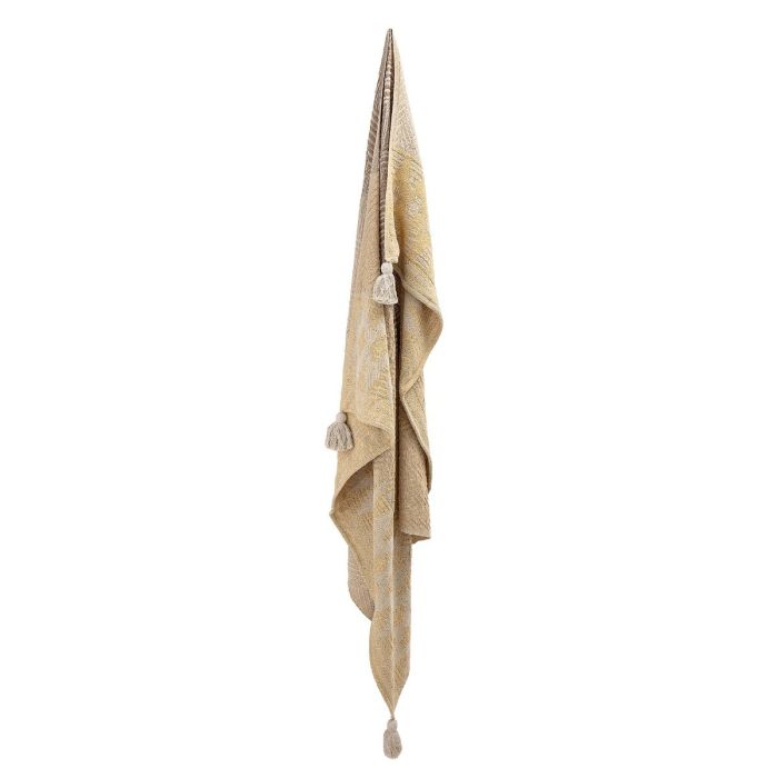 Plaid tejido Ocre