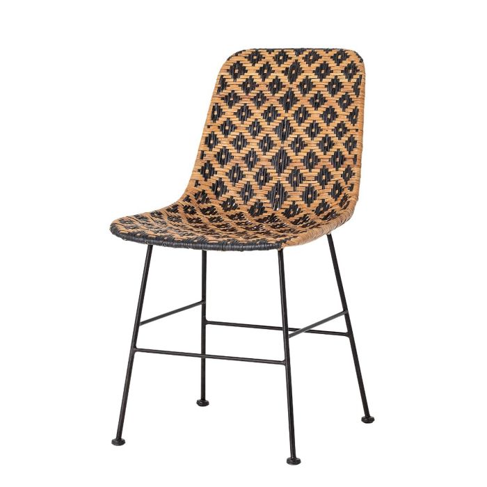 Silla Ratán Natural Negro