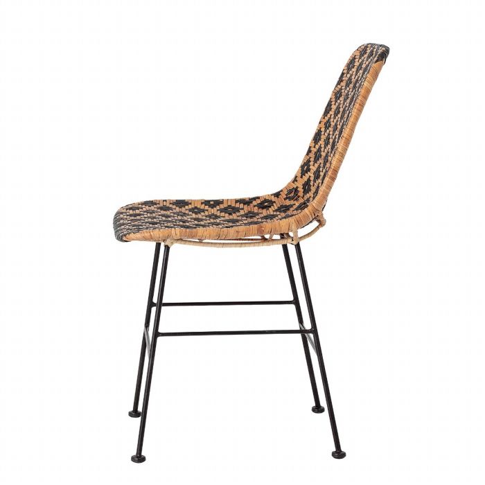 Silla Ratán Natural Negro