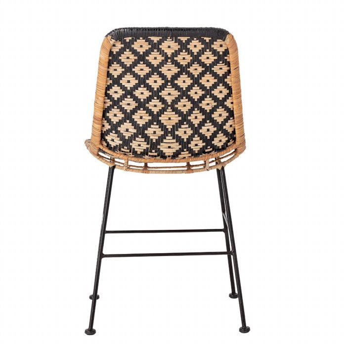 Silla Ratán Natural Negro