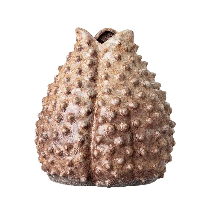 Jarrón Decor Gres Marrón Artesano
