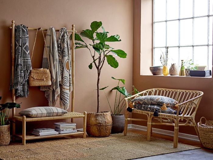 Jarrón Decor Gres Marrón Artesano