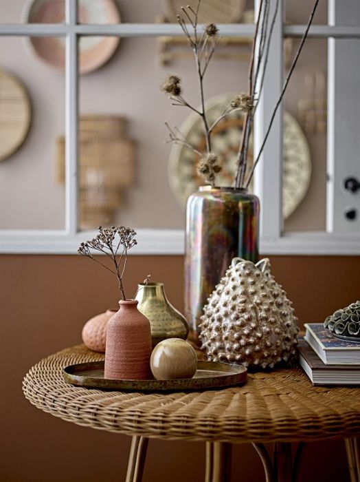 Jarrón Decor Gres Marrón Artesano