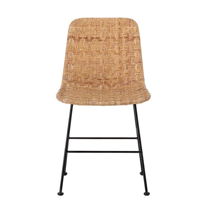 Silla Comedor Kitty Estilo Nórdico Natural Ratán, 80 Cm