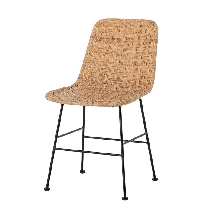 Silla Comedor Kitty Estilo Nórdico Negro Hierro, 80 Cm