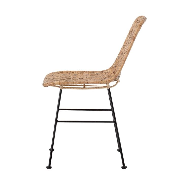 Silla Comedor Ratán Hierro Natural, 80 Cm