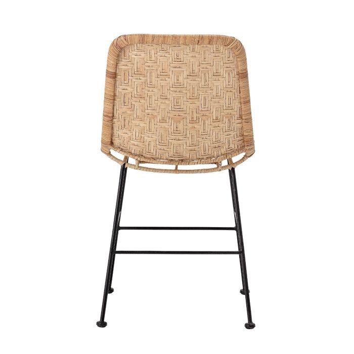Silla Comedor Ratán Hierro Natural, 80 Cm