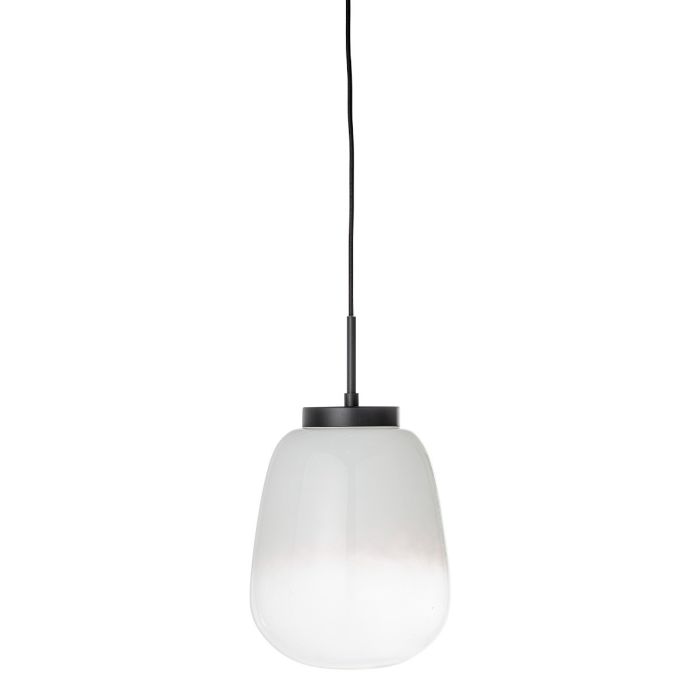 Lámpara Techo Nórdico Cristal Blanco Ø 25 Cm