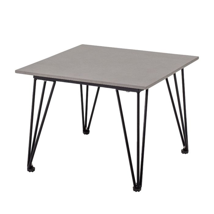 Mesa Auxiliar Mundo Gris Fibrocemento, 55 Cm