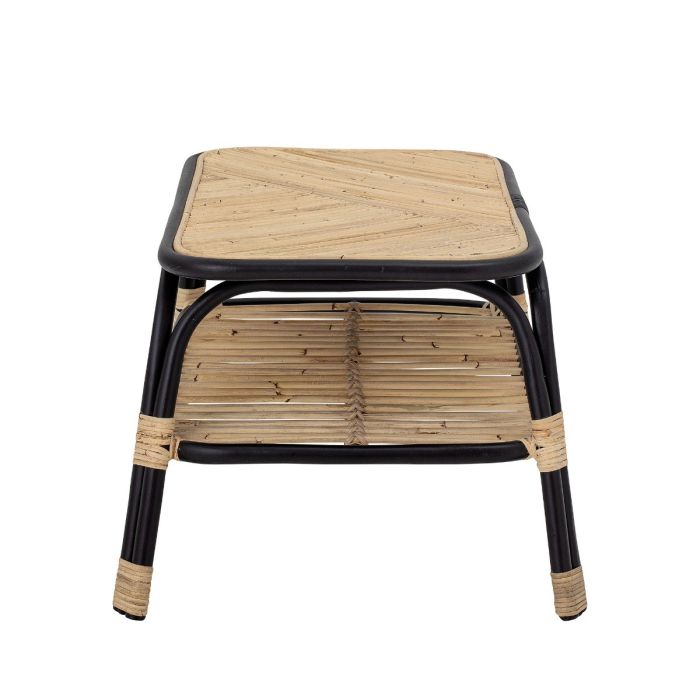 Mesa Centro Negro/Ratán Loue 79 Cm