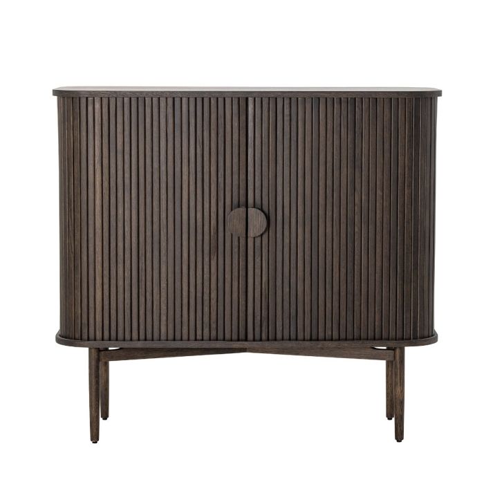 Aparador Valencia Estilo Vintage Madera Roble Marrón, 110 Cm