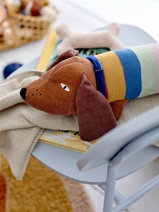 PELUCHE PERRITO ALGODÓN MARRÓN, 43 CM