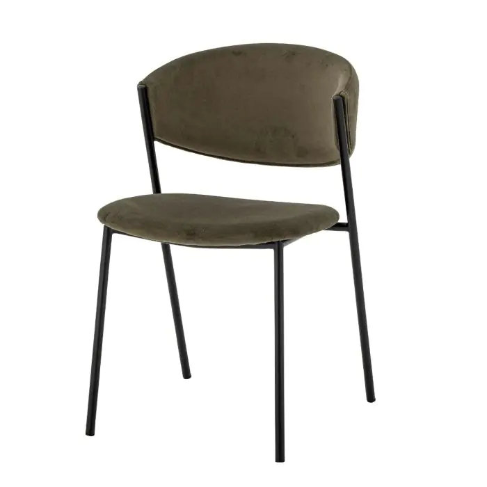 Silla Comedor Verde Oscuro, 49 Cm