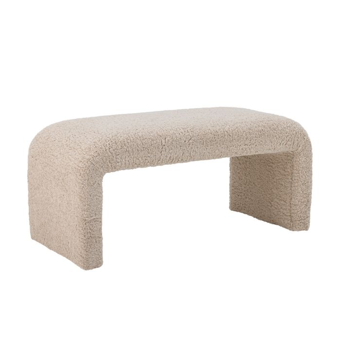 Banco Bobbie Tejido Borreguito, 100 Cm