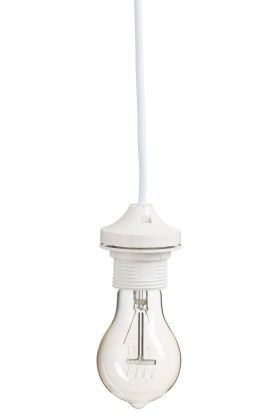 Lámpara de Techo Caña Bambú Negro, 45 Cm