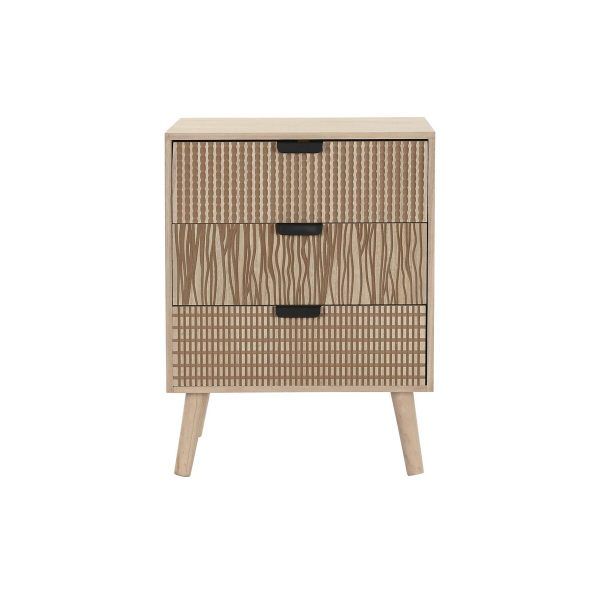 Mesita de Noche Estilo Nórdico y Diseño Moderno 