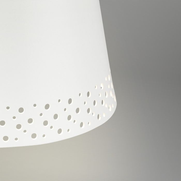 Lámpara Sobremesa Exterior Metal Blanco, 22 - 38 Cm