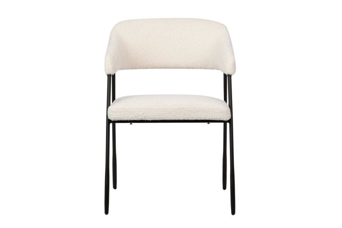 Silla Nórdica Moderna Brazos Taos Blanco, 55 Cm
