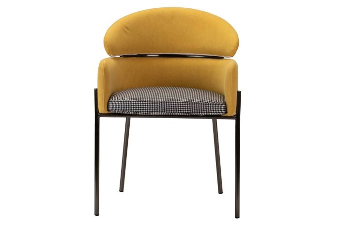 Silla Brazos Nórdica-Moderna Royal Amarillo, 57 Cm