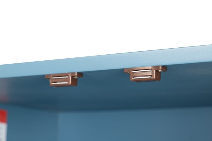 Armario Impreso Madera Abedul Azul Oro, 78 Cm