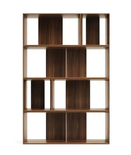 Estantería Modular Litto Chapa Nogal, 101 Cm