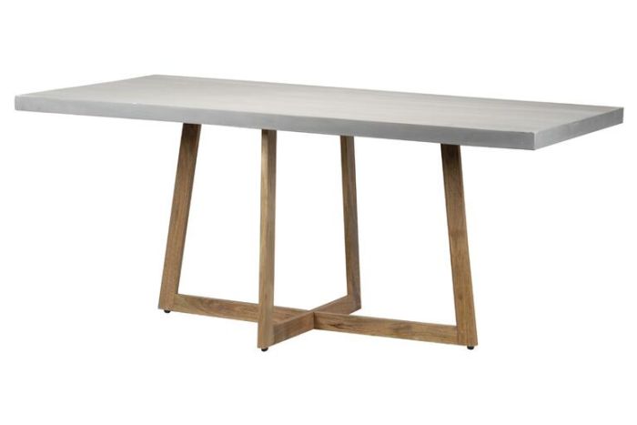 Mesa comedor blanco natural