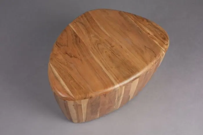Mesa Centro Madera Acacia Marrón, 58 Cm