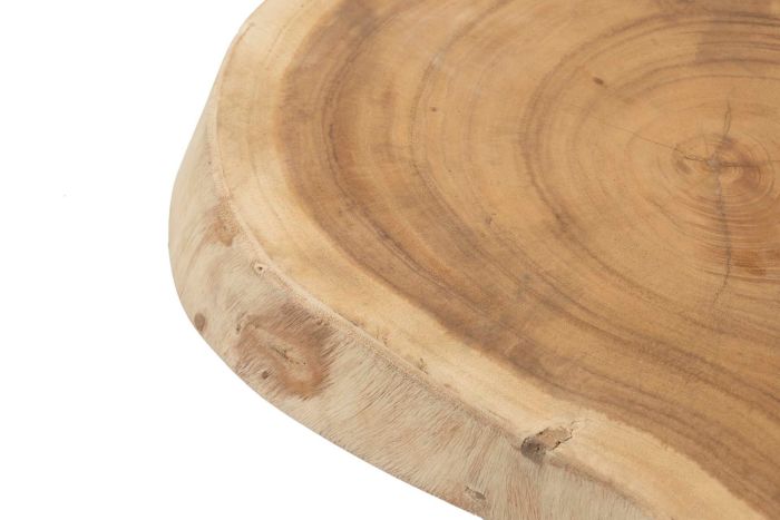 Mesa Centro Madera Nogal Natural, 100x70x43 Cm