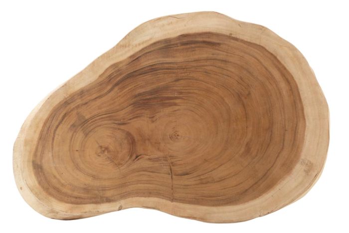 Mesa Centro Madera Nogal Natural, 100x70x43 Cm