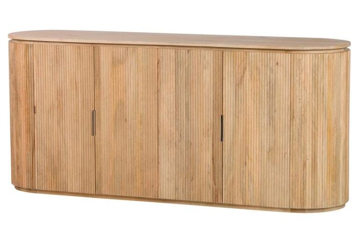Aparador myra  madera natural 4 puertas