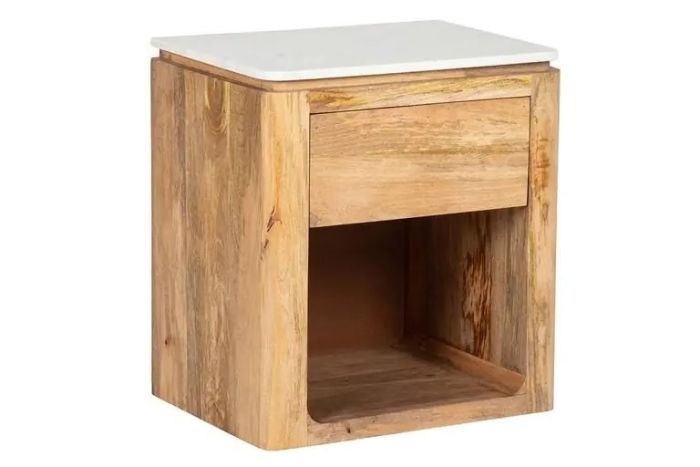 Mesita noche felo madera 1 cajón 1 espacio