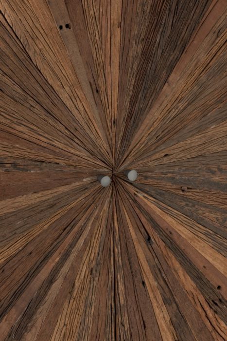 Mueble Bar 2 Puertas Madera Hierro Natural