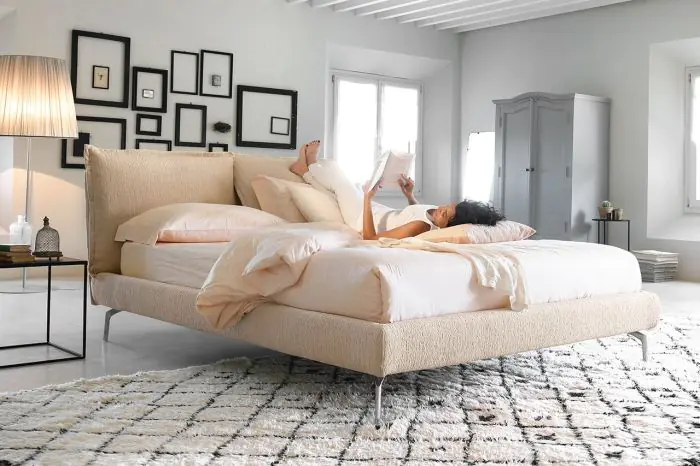 Cama So pop Crema, 150 Cm 