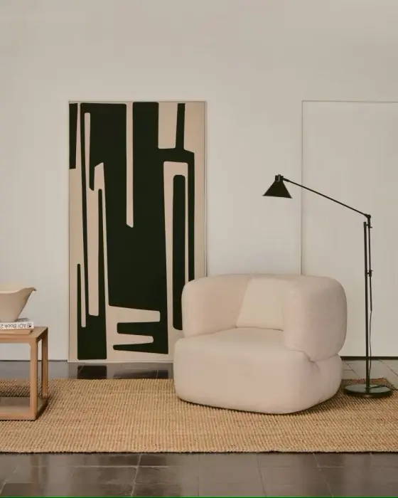 Sillón Giratorio Tejido Borreguito Crudo, 106 Cm