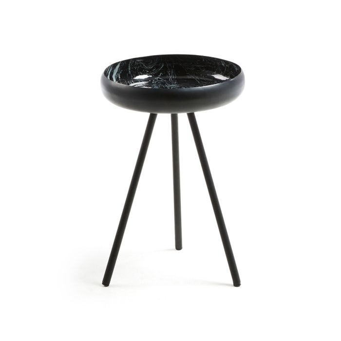 Mesa auxiliar Reuber Estilo Moderno Metal Negro