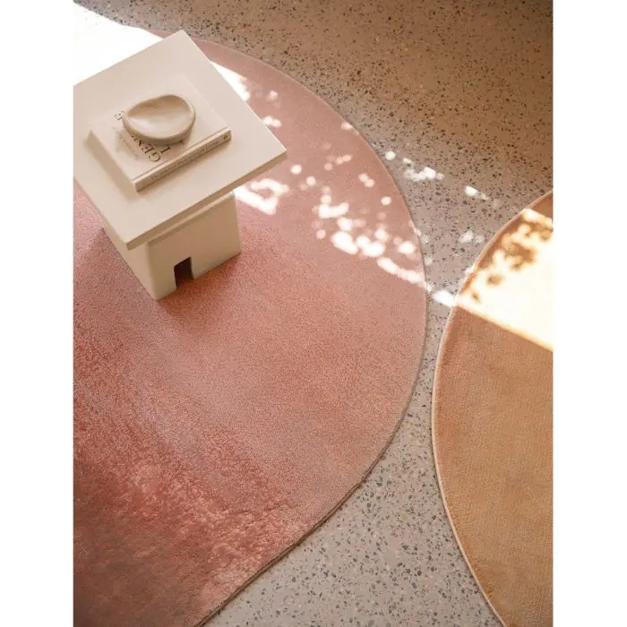 Alfombra Tejido Rosa, 230 Cm