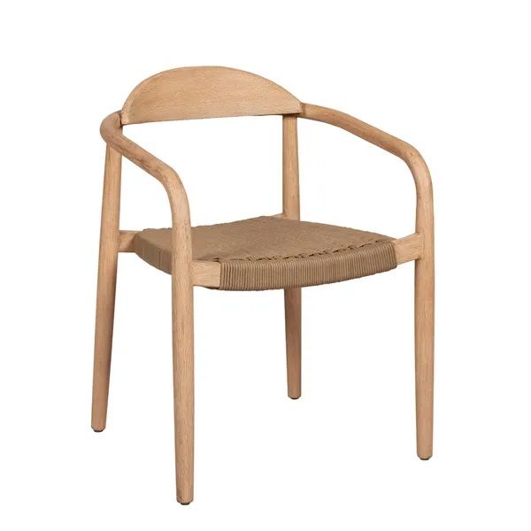Silla Comedor Eucalipto Cuerda Color Arena, 57 Cm