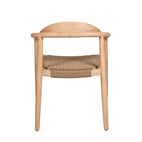 Silla Comedor Eucalipto Cuerda Color Arena, 57 Cm