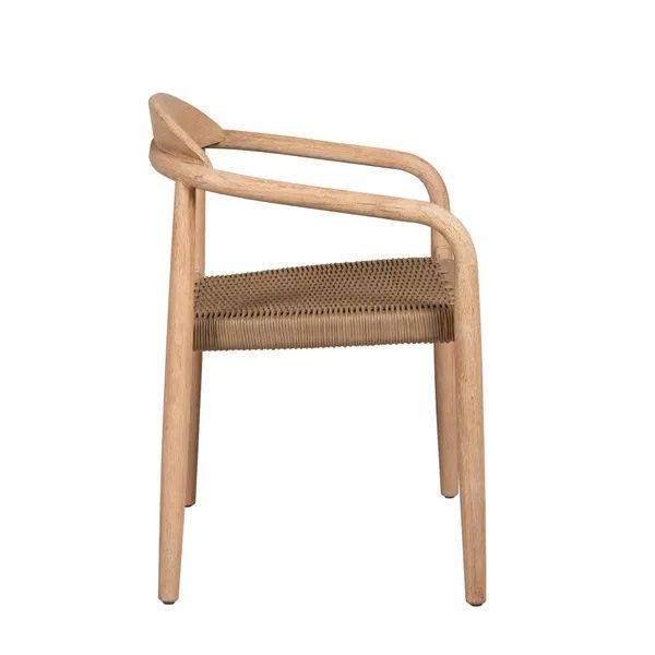 Silla Comedor Eucalipto Cuerda Color Arena, 57 Cm