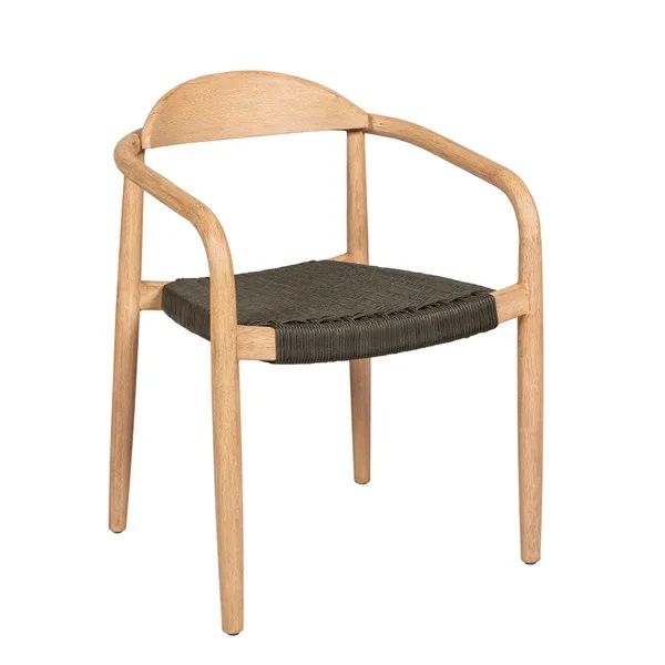 Silla Comedor Eucalipto Cuerda Color Caqui, 57 Cm