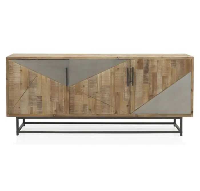Aparador Contemporáneo Madera Abeto Natural 180 Cm