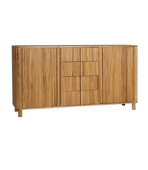 Aparador Skagen 2 Puertas 4 Cajones Natural
