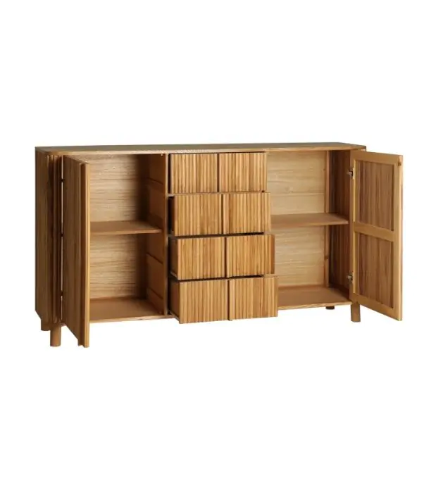 Aparador Skagen 2 Puertas 4 Cajones Natural