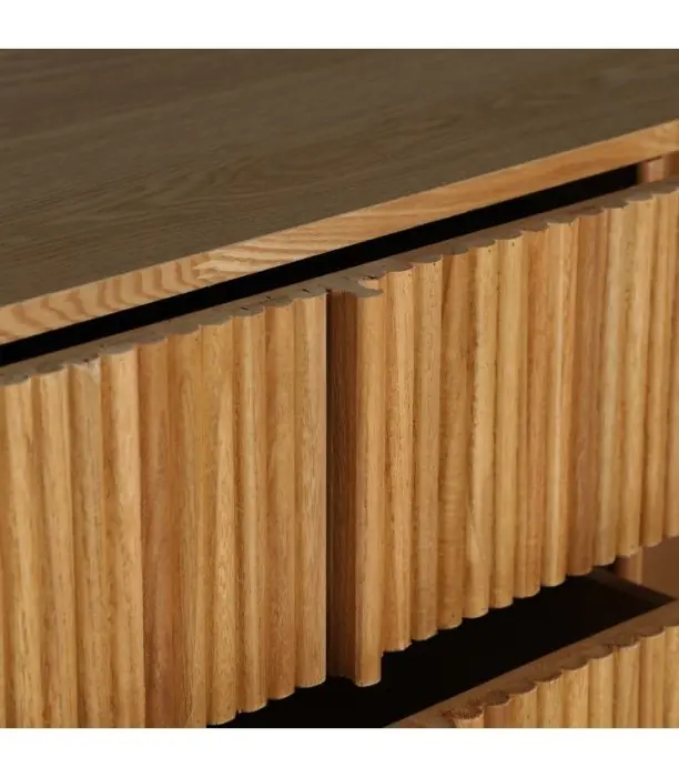 Aparador Skagen 2 Puertas 4 Cajones Natural